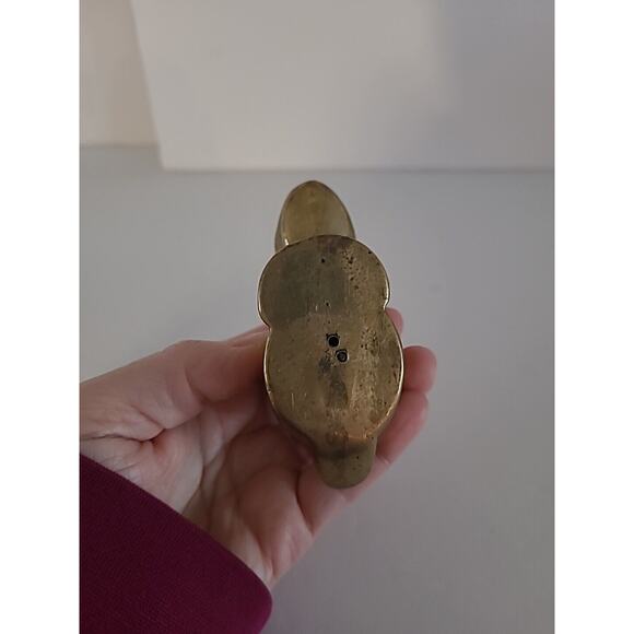 Brass Bunny Rabbit Figurine Paperweight Vintage - Picture 5 of 7